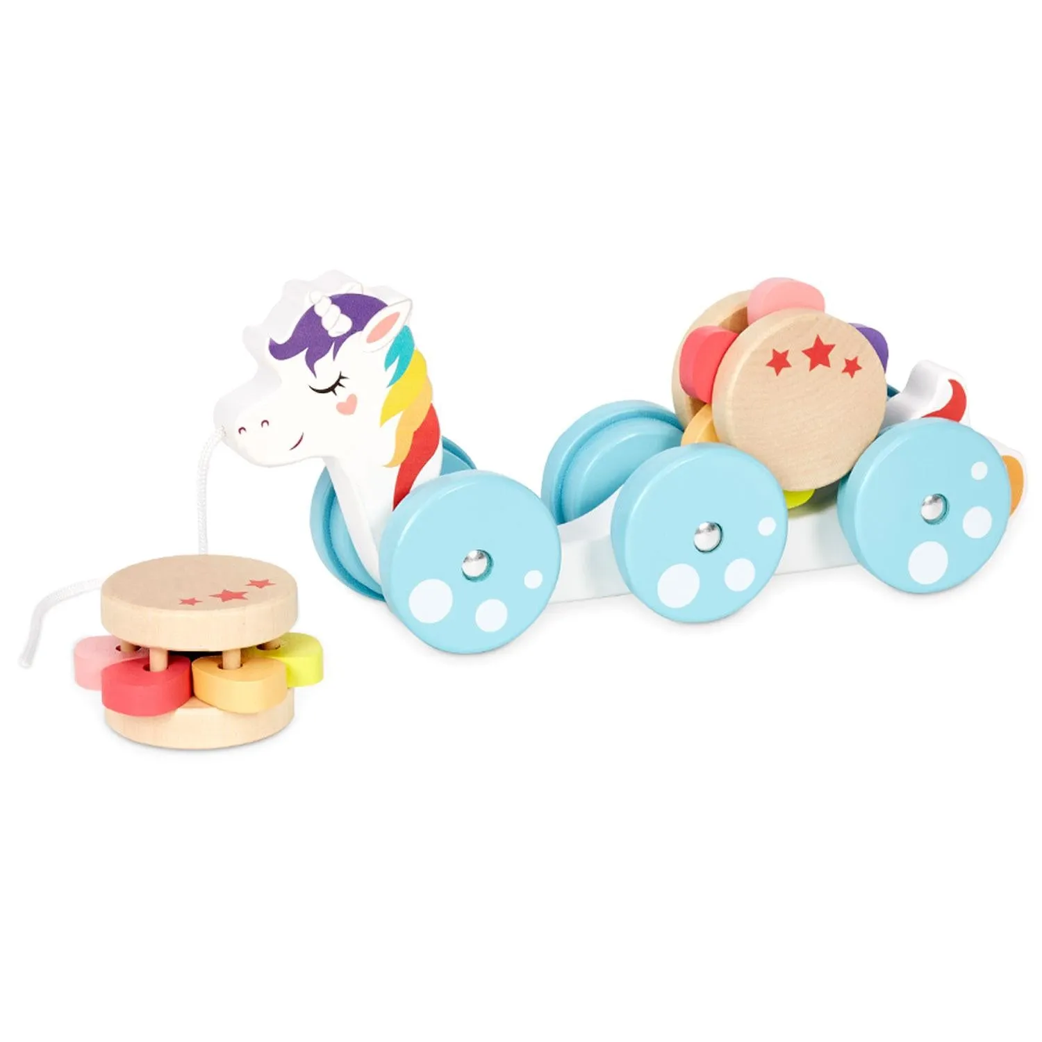 Wooden Critters™ Pull Toy - Unicorn