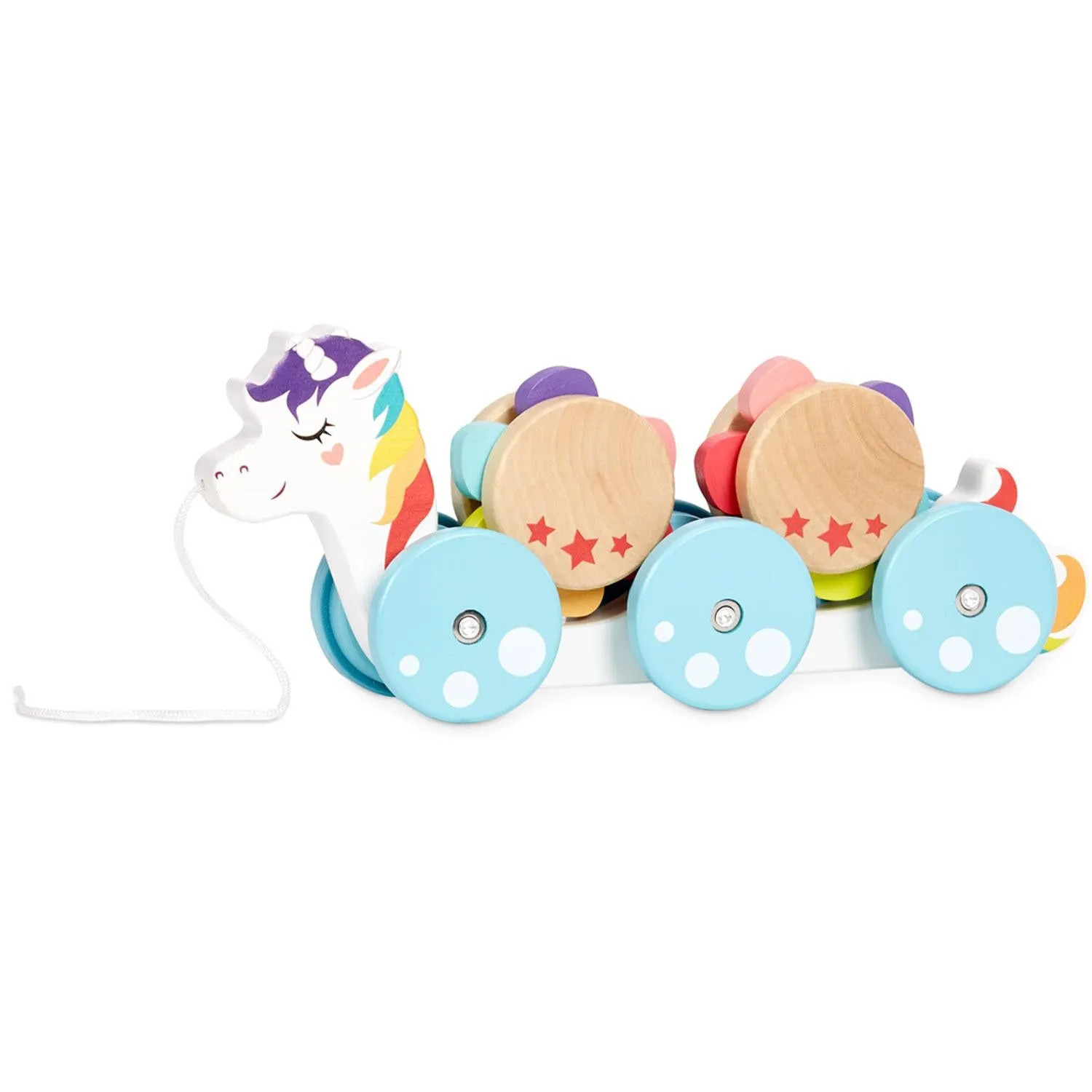 Wooden Critters™ Pull Toy - Unicorn