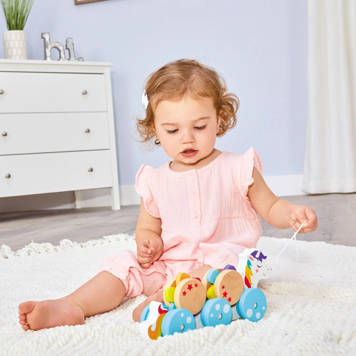 Wooden Critters™ Pull Toy - Unicorn