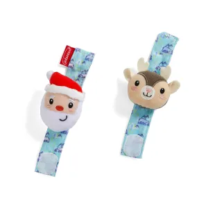 Wrist Rattles™ SANTA & REINDEER