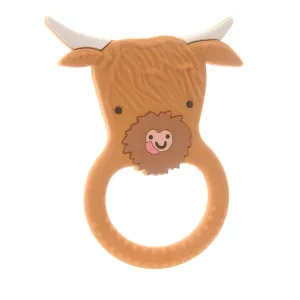 Ziggle Baby Highland Cow Teether